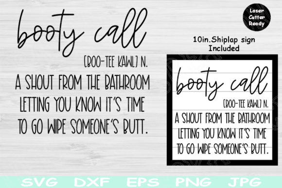 Booty Call SVG: A Designer’s Take on Bathroom Humor