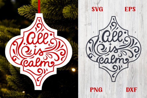 Review: All is Calm Christmas Arabesque SVG for Embroidery