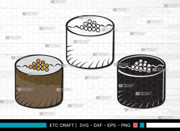 Review: Sushi SVG Cut File Nigiri Soy Sauce